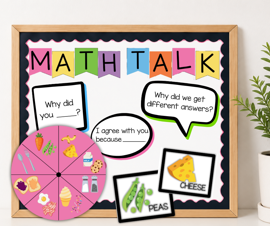 Partner Talk Cards and Math Talk Resources